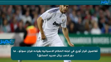 تفاصيل قرار ثوري في لجنة الحكام الإسبانية بقيادة فران سوتو.. ما دور لاعب ريال مدريد السابق؟